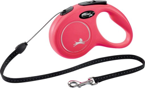Flexi New Classic snor S, 5M, 12kg, Rød