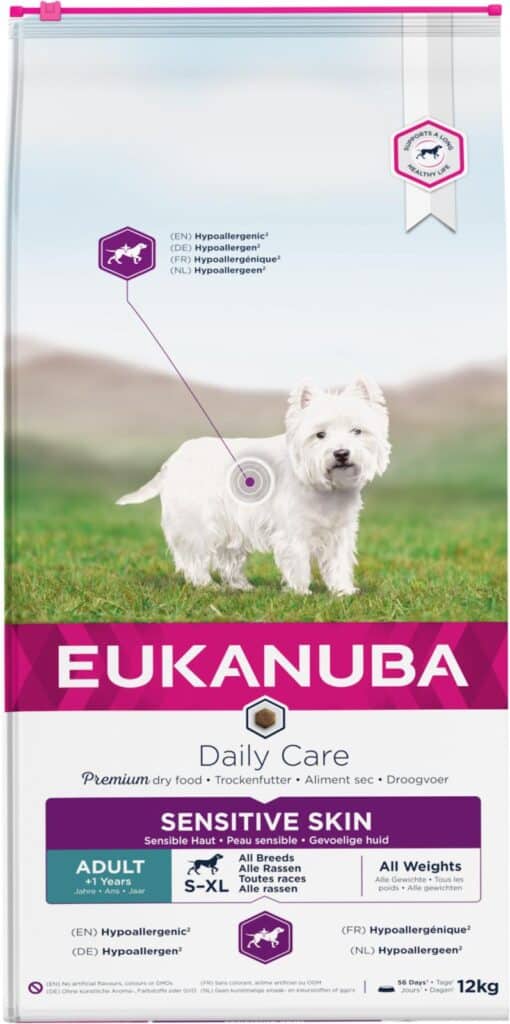 Eukanuba DailyCare Sensitive Skin 12 kg