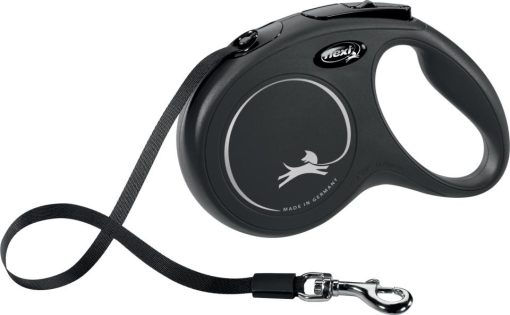 Flexi New Classic bånd M, 5M, 25KG, sort