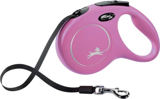 Flexi New Classic bånd M, 5M, 25KG, pink