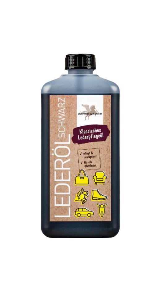 PARISOL Læderolie Sort 500 ml