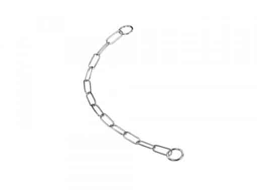 Halskæde krom store led 3mm 50cm