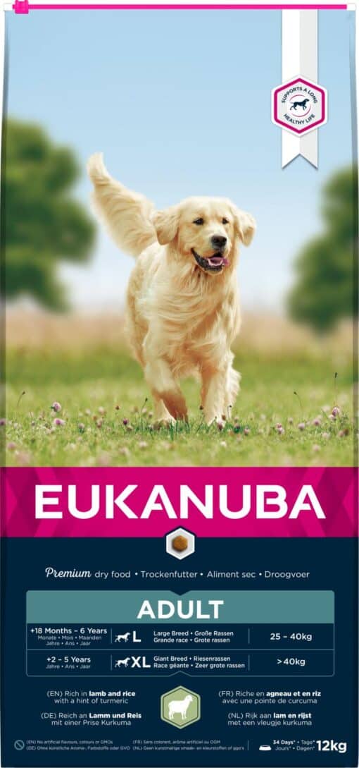 Eukanuba Adult Large Lamb & Rice 12 kg
