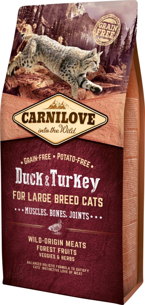 Carnilove And & Kalkun for large breed cats 6 kg