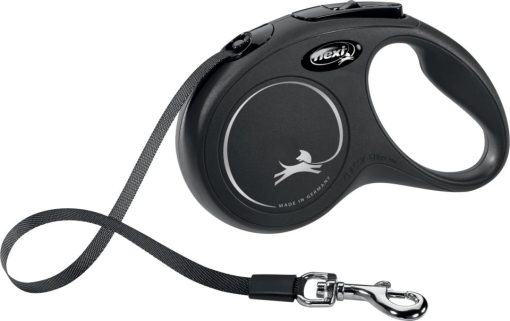 Flexi New Classic S, Sort 5m Bånd
