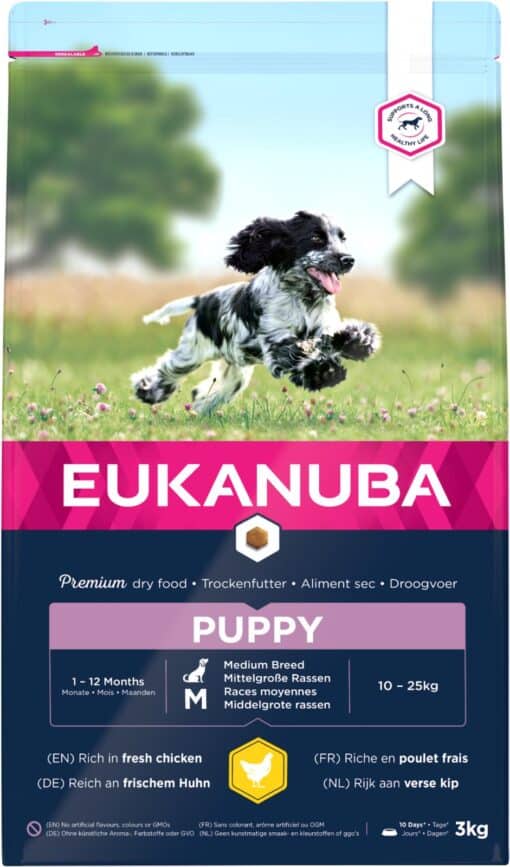 Eukanuba Puppy Medium Breed 3 kg