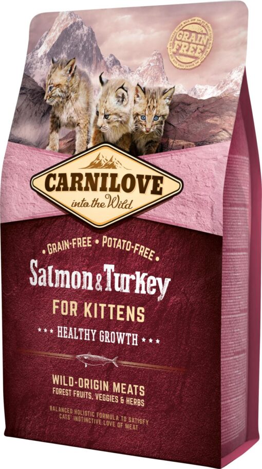 Carnilove Laks & Kalkun for Kittens 2 kg