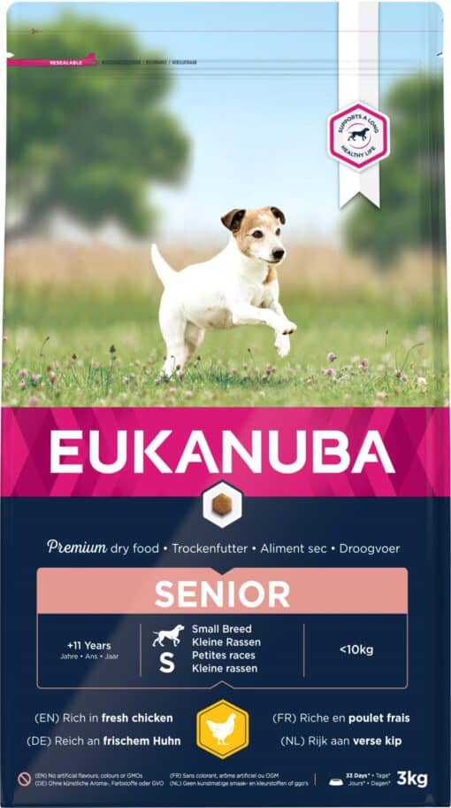 Eukanuba Senior Small Breed Chicken 3 kg