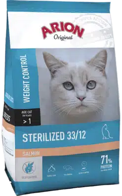 Arion Kat Steriliseret Laks 7,5 kg