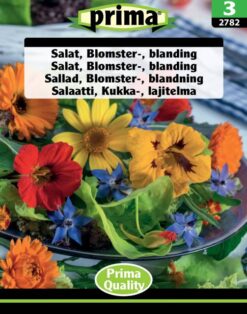 Salat, Blomster-, blanding