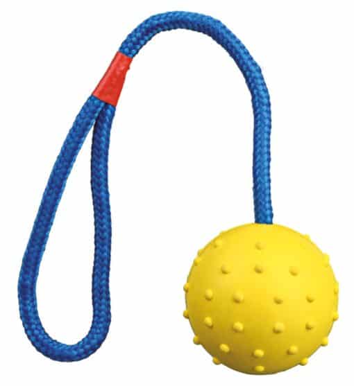 Gummibold på snor ø6cm