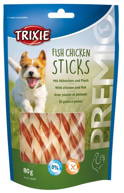 Premio Fish Chicken Sticks 80g