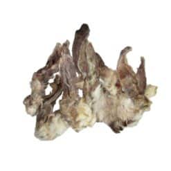 Kaninøre m/pels 100g