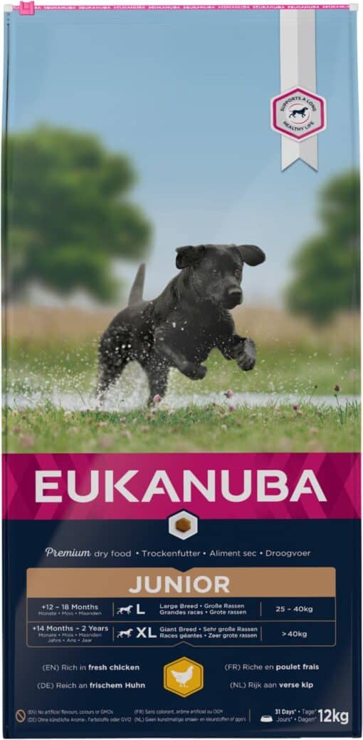 Eukanuba Junior Large Breed Kylling 12 kg