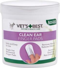 Vets Best Clean fingertut til ørepleje 50 stk.