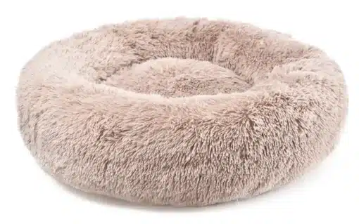 PetTime Anti-stress donut seng lysebrun, L