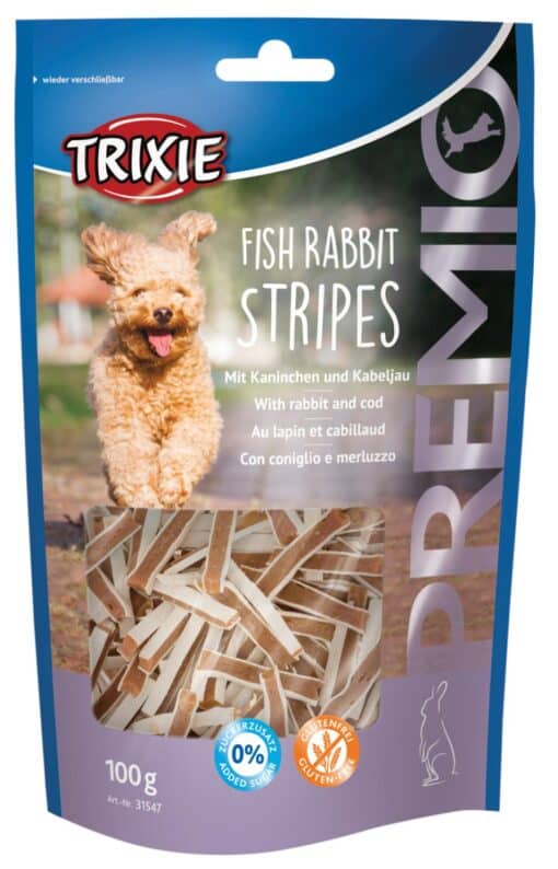 Premio Fisk kanin strimler 100g