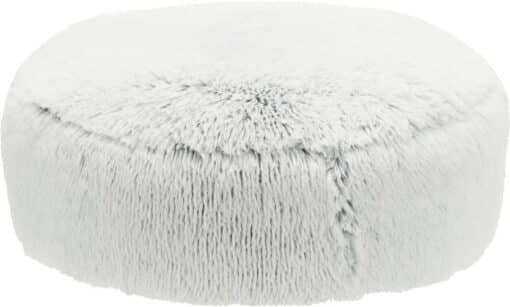 Harvey pude, rund hvid-sort 80cm