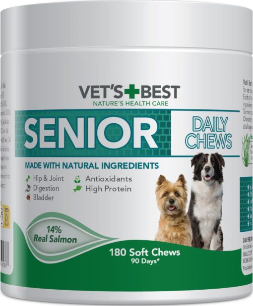 Vets Best Daily Chews - Senior, 180 stk.