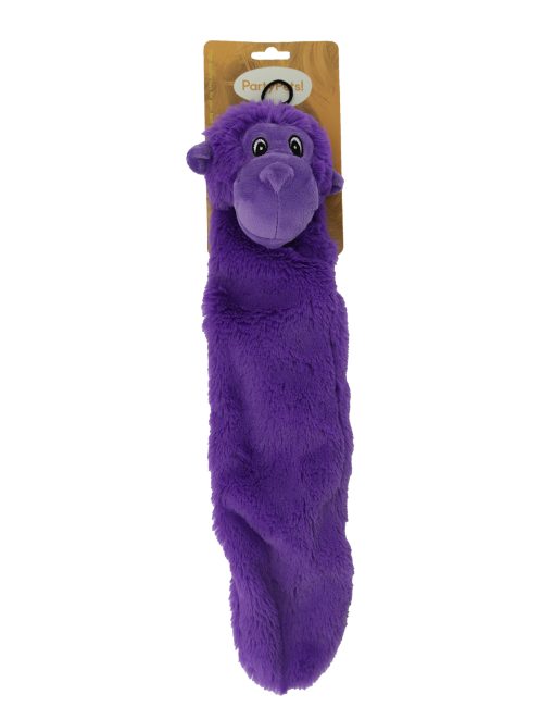Party Pets Flat Monkey 42 cm Lilla
