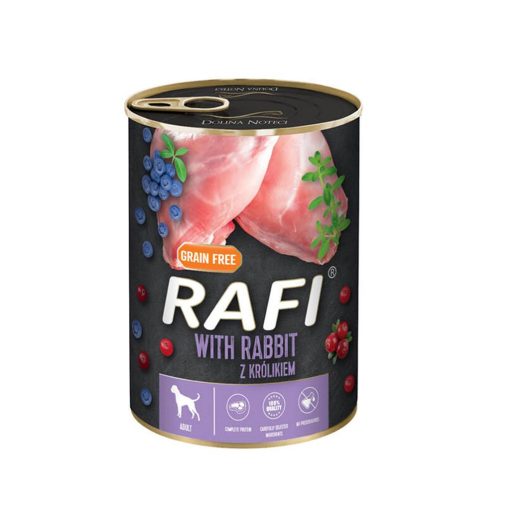 Rafi Vådfoder Adult Kanin 400g