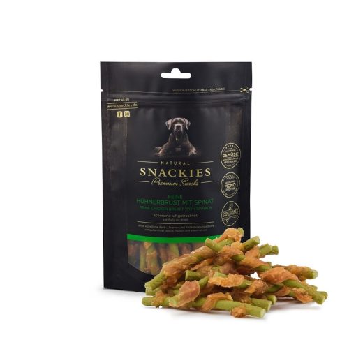 Snackies Kyllingebryst med spinat 80g